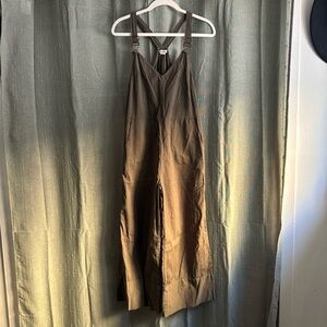 Billabong khaki green jumpsuit